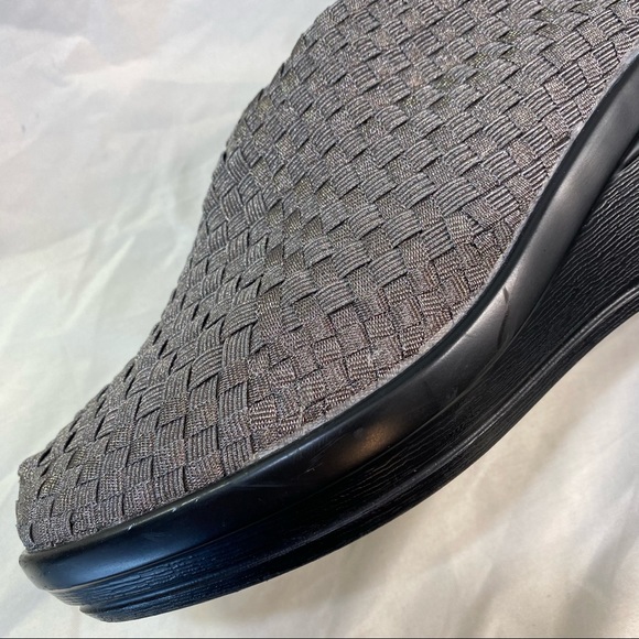 Bernie Mev Woven Slip-On Wedge Shoes - Picture 5 of 16